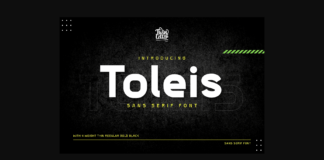 Toleis Font Poster 1