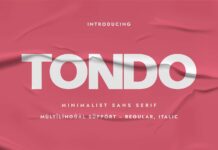 Tondo Font Poster 1