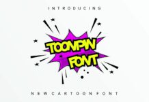 Toonpin Font Poster 1