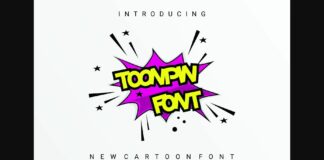 Toonpin Font Poster 1