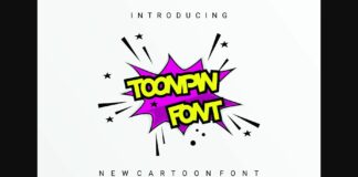 Toonpin Font Poster 1