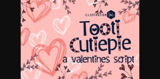 Tooti Cutiepie Font Poster 1