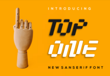 Topone Font Topone Font Poster 1
