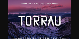 Torrau Font Poster 1