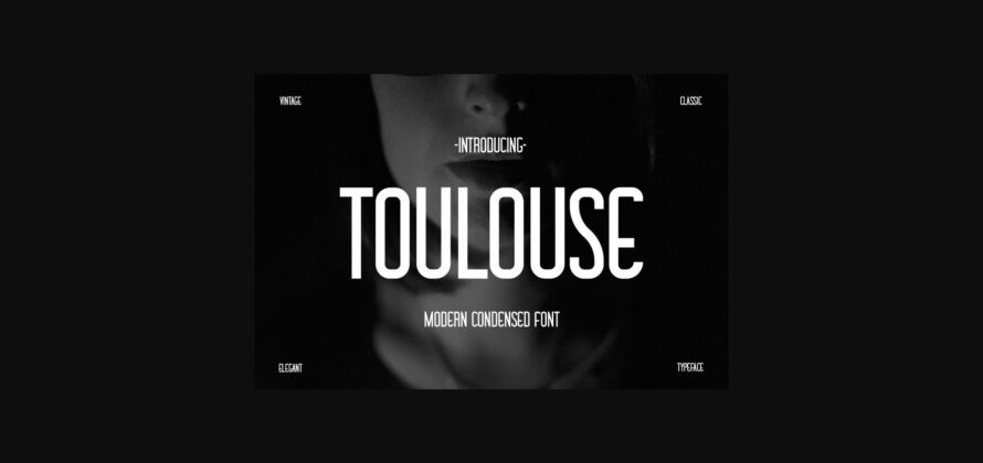 Toulouse Font Poster 3