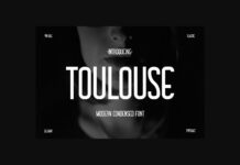Toulouse Font Poster 1