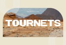 Tournets Font Poster 1