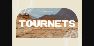 Tournets Font Poster 1