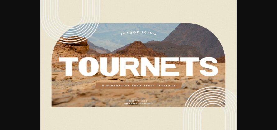 Tournets Font Poster 1