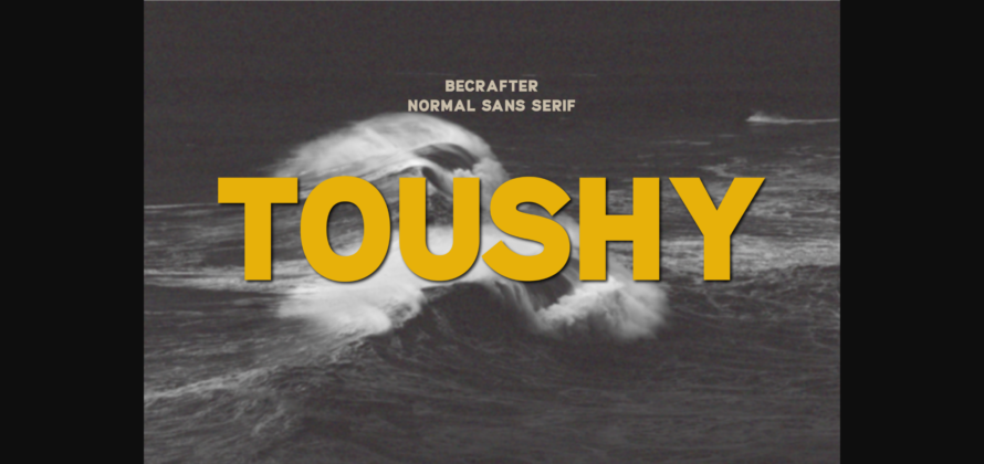 Toushy Font Poster 3