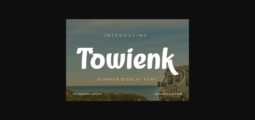 Towienk Font Poster 3