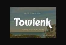 Towienk Font Poster 1