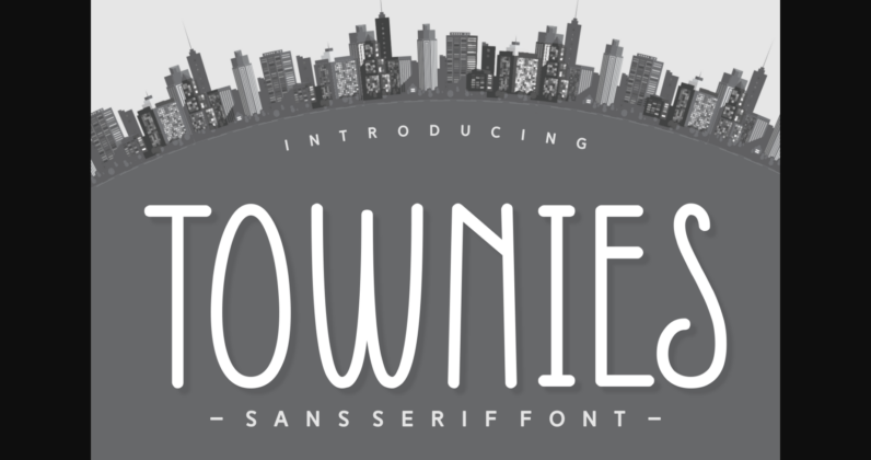 Townies Font Poster 3