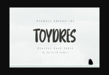 Toydres Font Poster 1