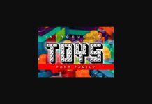 Toys Font Poster 1