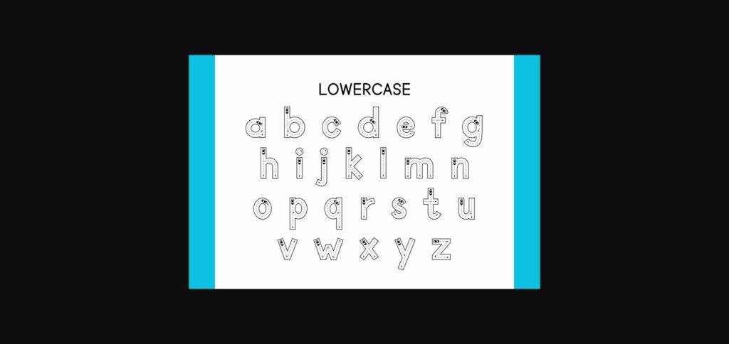 Tracing Roads Font Poster 6