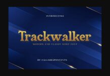 Trackwalker Font Poster 1
