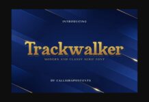 Trackwalker Font Poster 1