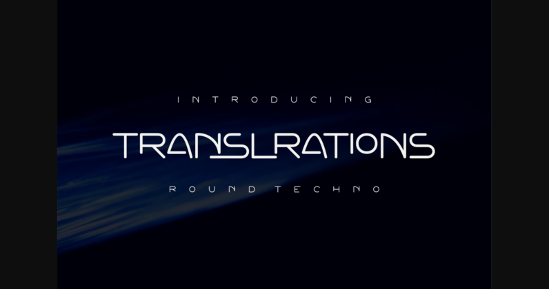 Translrations Font Poster 3