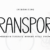 Transport Font