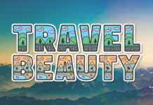 Travel Beauty Font Travel Beauty Font Poster 1
