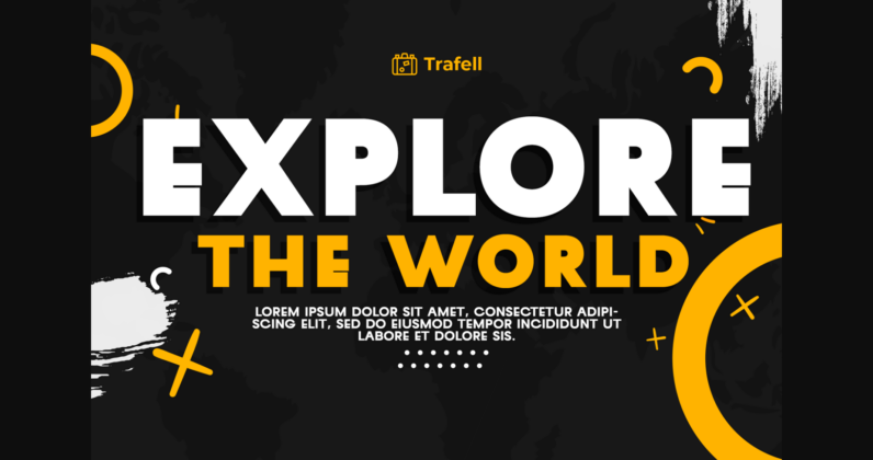 Travel Font Poster 6