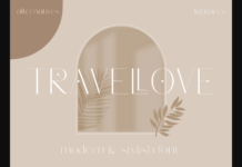 Travel Love Font Poster 1