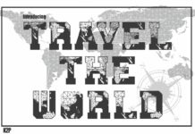 Travel the World Font Poster 1