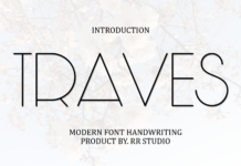 Traves Font Poster 1