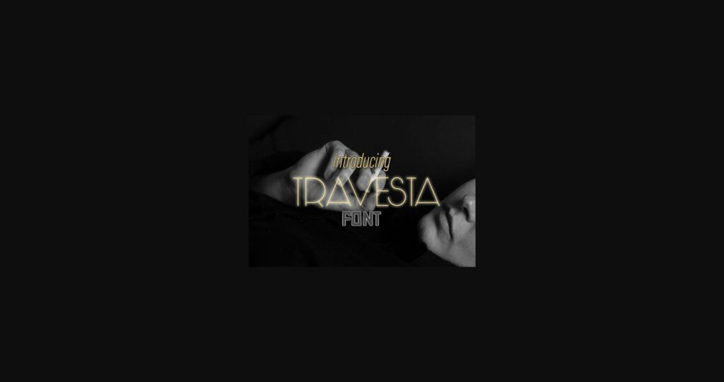 Travesta Font Poster 3