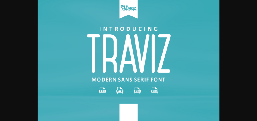 Traviz Font Poster 3