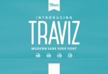 Traviz Font Poster 1