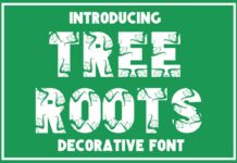 Tree Roots Font Poster 1