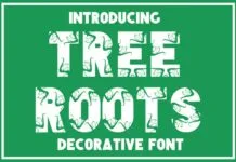 Tree Roots Font Tree Roots Font Poster 1