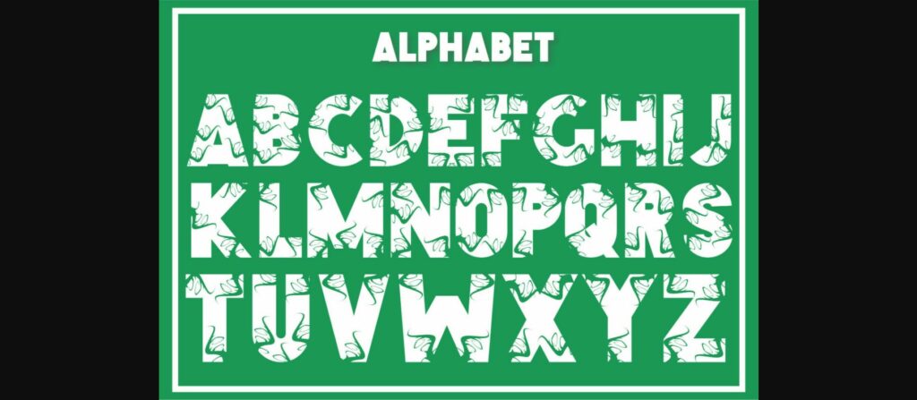 Tree Roots Font Poster 4