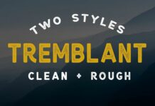 Tremblant Font Poster 1