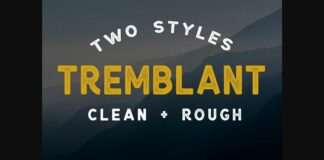 Tremblant Font Poster 1