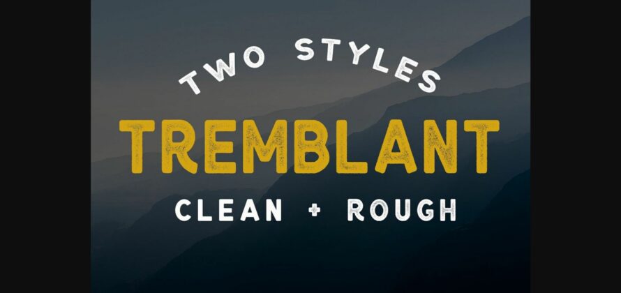 Tremblant Font Poster 1