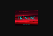 Tremline Font Poster 1