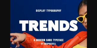 Trends Font Poster 1