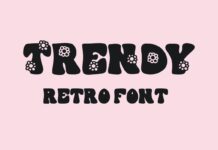 Trendy Font Poster 1