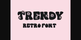 Trendy Font Poster 1