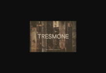 Tresmone Font Poster 1