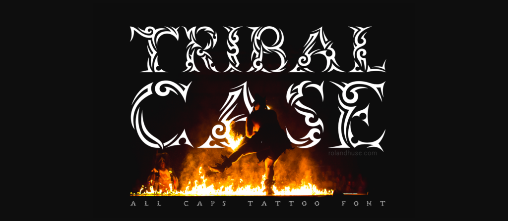 Tribal Case Font Poster 1