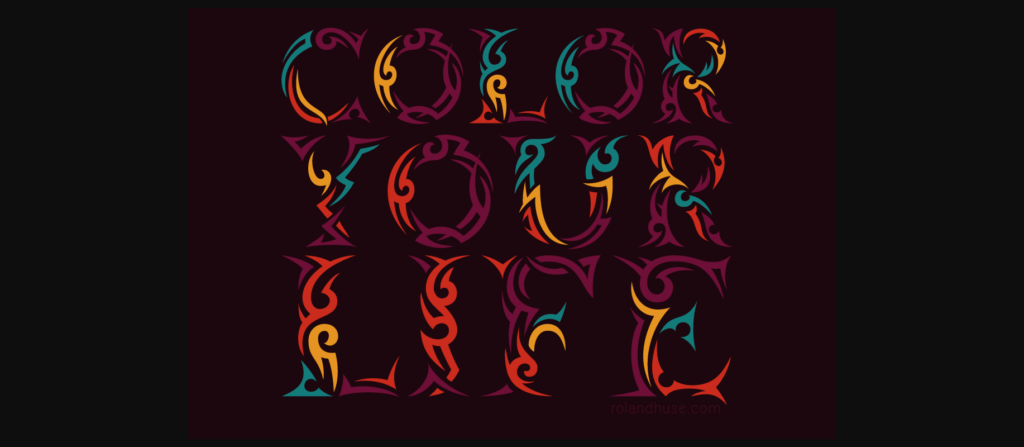 Tribal Case Font Poster 5