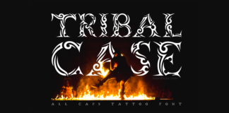 Tribal Case Font Poster 1