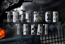 Trick or Treat Font Poster 1