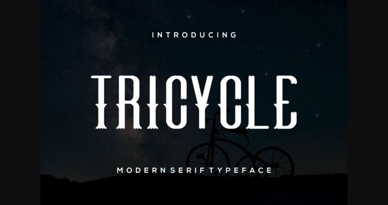 Tricycle Font Poster 1