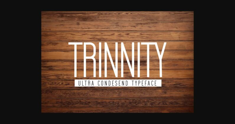 Trinnity Font Poster 3
