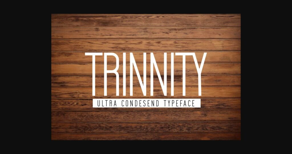 Trinnity Font Poster 1